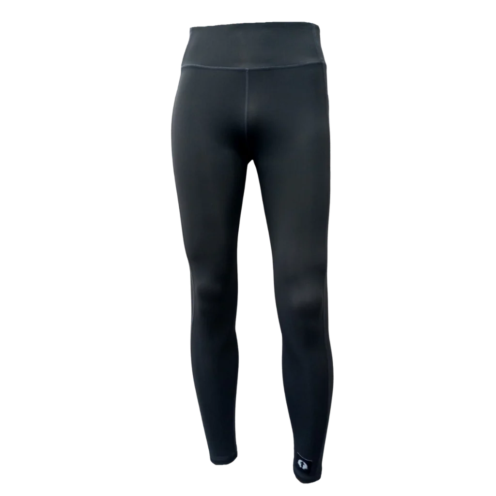 Funky Pants High Waist Full Length Leggings - Black edition featuring comfortable high waist fit with colourful material.