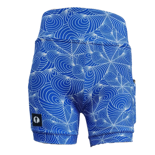 High Waist Shorts - Fresh Blue