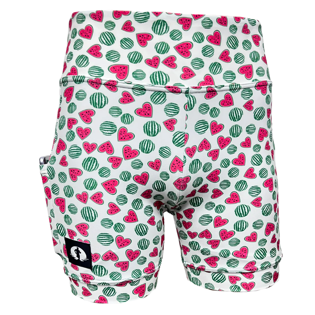 High Waist Shorts - Watermelon Sugar High