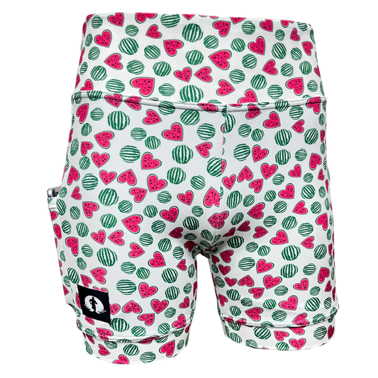 High Waist Shorts - Watermelon Sugar High