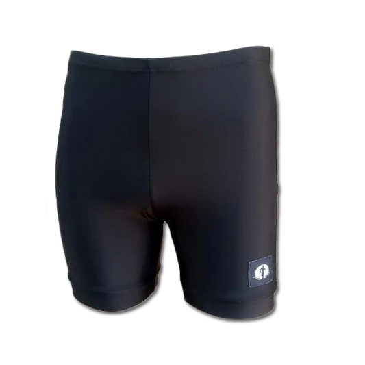 Funky Pants Classic Shorts - Black edition featuring double stitched material with regular fit.
