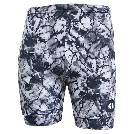 Funky Pants Classic Shorts - Shattered edition featuring double stitched material with regular fit.
