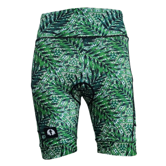 Funky Pants High Rise Fit Cycling Shorts - Bamboo edition with padded seat and colourful design