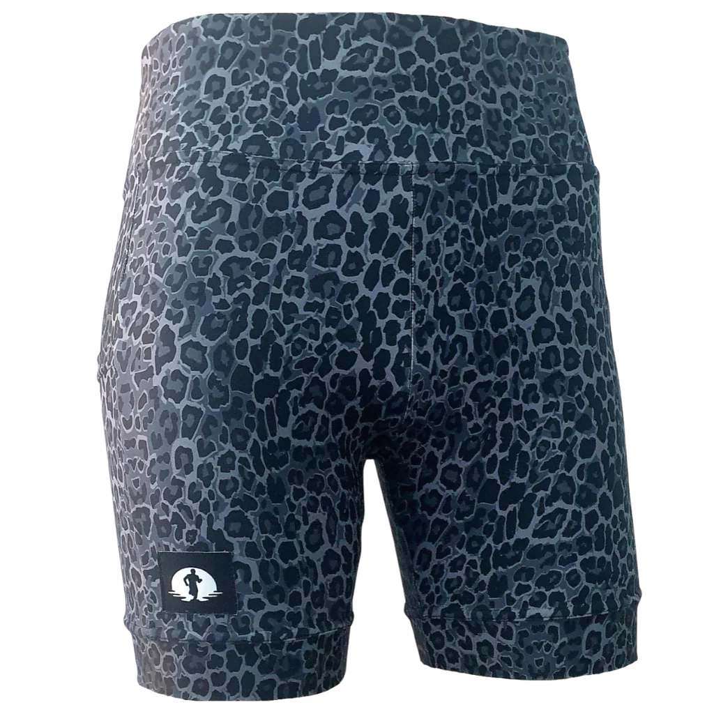Funky Pants High Waist Shorts - Animal Spots edition featuring double stitched material with high waist fit.