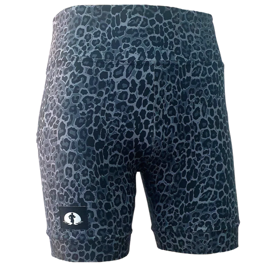 Funky Pants High Waist Shorts - Animal Spots edition featuring double stitched material with high waist fit.