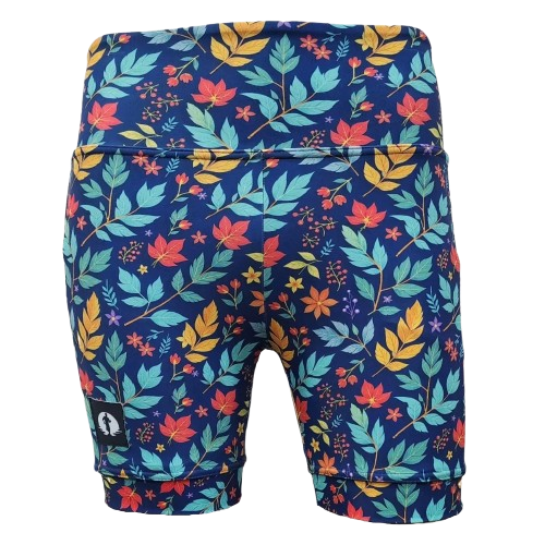 Funky Pants High Waist Shorts - Liefie edition featuring double stitched material with high waist fit.