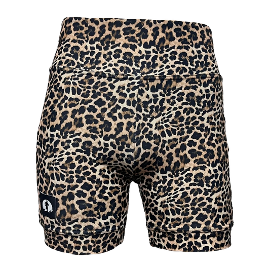 Funky Pants High Waist Shorts - Spot On edition featuring double stitched material with high waist fit.