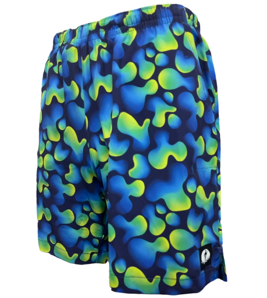Funky Pants Sports Short - Globules edition featuring high stretch breathable material.